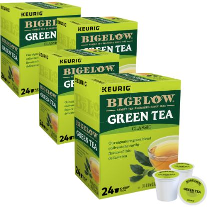 Picture of Bigelow Green Tea Single-Serve K-Cup, Carton Of 96