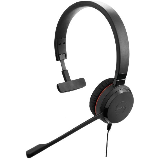 Picture of Jabra Evolve 30 II Mono Over-the-Head Wired Headset, Black, GSA5393-823-309