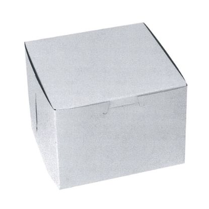 Picture of White Bakery Boxes, 5inH x 5inW x 4inD, White, Case Of 250