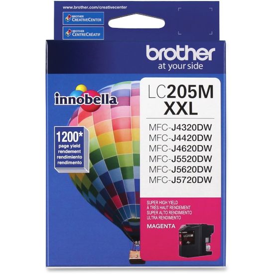 Picture of Brother LC205 Magenta Extra-High-Yield Ink Cartridge, LC205M