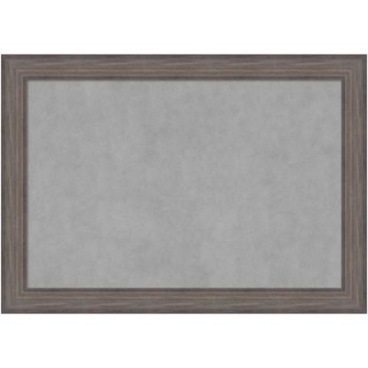 Picture of Amanti Art Magnetic Bulletin Board, Steel/Aluminum, 41in x 29in, Country Barnwood Wood Frame