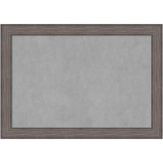 Picture of Amanti Art Magnetic Bulletin Board, Steel/Aluminum, 41in x 29in, Country Barnwood Wood Frame