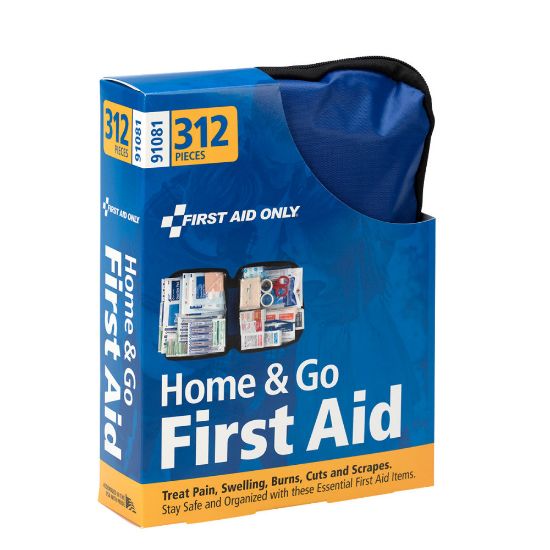 Picture of First Aid Only 312-Piece All-Purpose Essentials Soft-Sided First Aid Kit, Blue