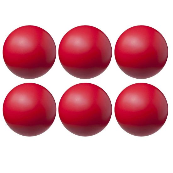 Picture of Champion Sports Coated High Density Foam Balls, 4in, Red, Pack Of 6 Balls