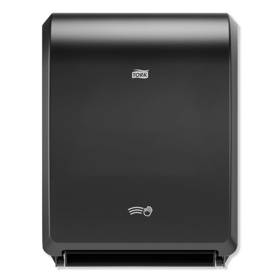 Picture of Tork Electronic Hand Towel Roll Dispenser, 8in Rolls, Black