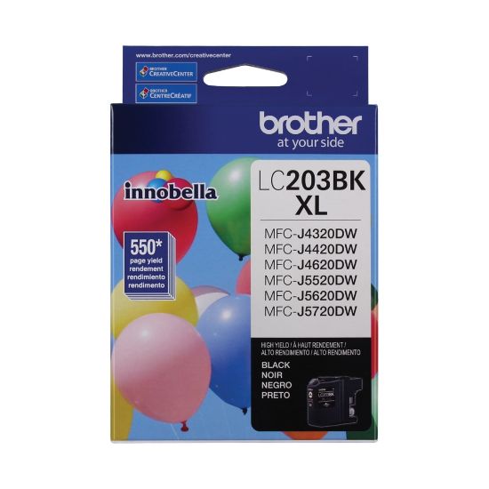 Picture of Brother LC203 Black High-Yield Ink Cartridge, LC203BKS