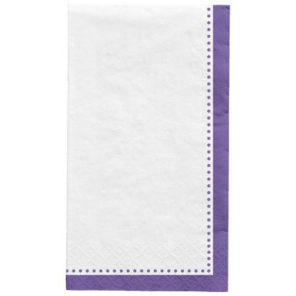 Picture of Amscan Premium Buffet Napkins, 7-3/4in x 4-1/2in, New Purple