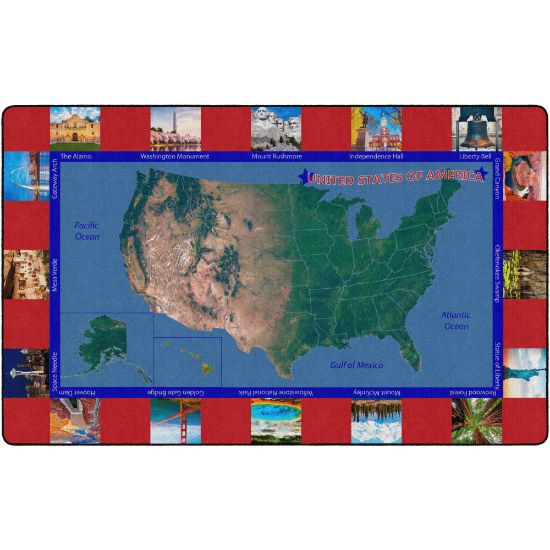 Picture of Flagship Carpets American Landmarks Area Rug, 7ft6inH x 12ftW