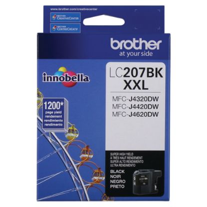 Picture of Brother LC207 Black Super-High-Yield Ink Cartridge, LC207BKS