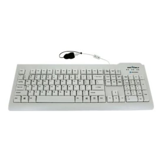 Picture of Seal Shield Silver Seal - Keyboard - USB - QWERTZ - German - white