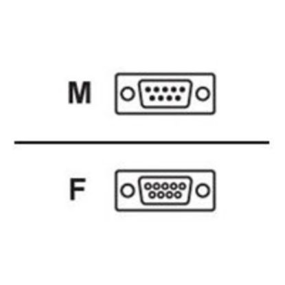 Picture of Belkin - Serial cable - DB-9 (M) to DB-9 (F) - 10 ft