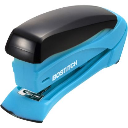 Picture of Bostitch Inspire Spring-Powered Compact Stapler, 15 Sheet Capacity, Assorted Colors