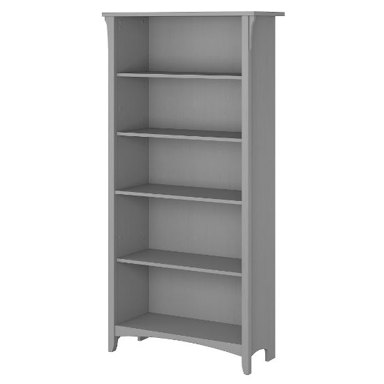 Picture of Bush Business Furniture Salinas 63inH 5-Shelf Bookcase, Cape Cod Gray, Standard Delivery