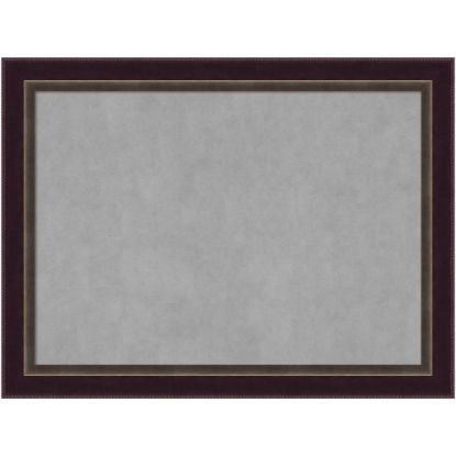 Picture of Amanti Art Magnetic Bulletin Board, Steel/Aluminum, 32in x 24in, Signore Bronze Wood Frame