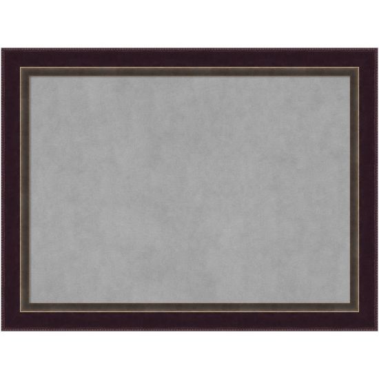 Picture of Amanti Art Magnetic Bulletin Board, Steel/Aluminum, 32in x 24in, Signore Bronze Wood Frame