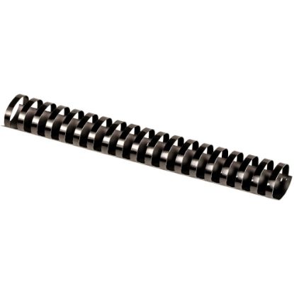 Picture of Fellowes 19-Ring Plastic Comb Binding, 1.5in x 11in x 1.5in, Black, Pack Of 10