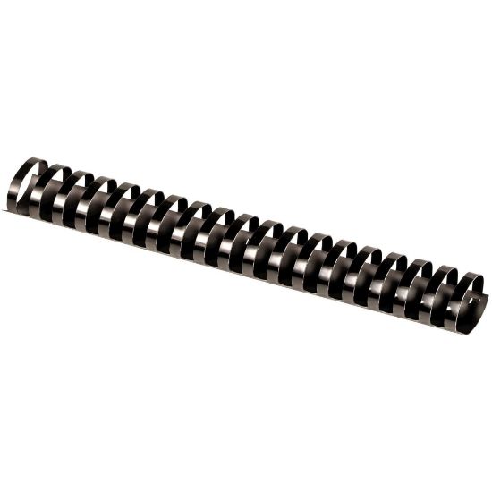 Picture of Fellowes 19-Ring Plastic Comb Binding, 1.5in x 11in x 1.5in, Black, Pack Of 10