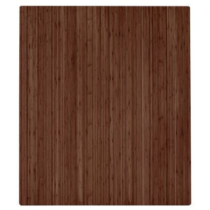 Picture of Anji Mountain Roll-Up Chair Mat, Rectangular, 42in x 48in, Walnut