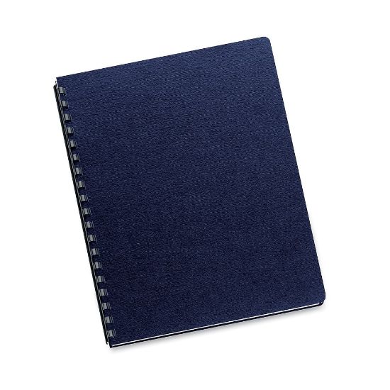 Picture of Fellowes Linen Presentation Covers,11-1/4inx8-3/4in,200/PK,Navy