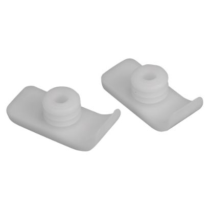 Picture of DMI Walker Ski Glides, White, Pack Of 2