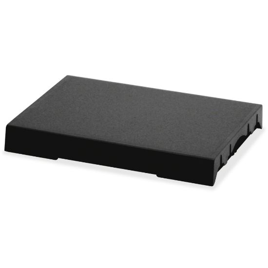 Picture of Trodat 4729 Dater Replacement Pad - 1 Each - 1.6in Width x 2in Length - Black Ink - Plastic