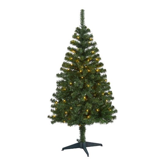 Picture of Nearly Natural Northern Tip Pine Artificial Christmas Tree, 4'