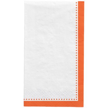 Picture of Amscan Premium Buffet Napkins, 7-3/4in x 4-1/2in, Orange Peel