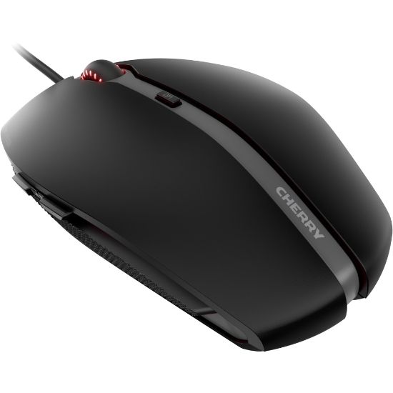 Picture of CHERRY GENTIX 4K Corded Mouse - Optical - Cable - Black - USB - 3600 dpi - Scroll Wheel - 6 Button(s) - Small/Large Hand/Palm Size - Symmetrical