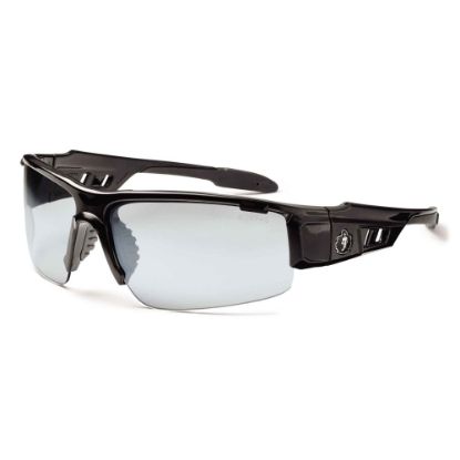 Picture of Ergodyne Skullerz Safety Glasses, Dagr, Anti-Fog, Black Frame, Indoor/Outdoor Lens