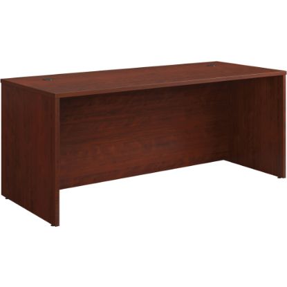 Picture of Sauder Affirm 72inW Commercial Computer Desk, Classic Cherry