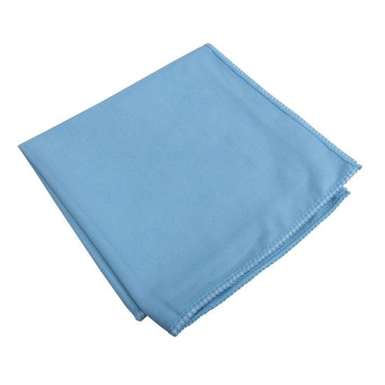 Picture of Hospeco MicroWorks Specialty Microfiber Towels, 15inH x 15inW, Blue, Pack Of 12 Towels