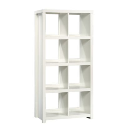 Picture of Sauder Homeplus 62inH 8-Cube Storage Bookcase, White