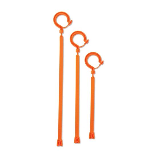 Picture of Ergodyne Squids 3540S Tie Hooks, 11-13/16, Orange, Pack Of 6 Hooks