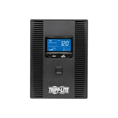 Picture of Tripp Lite UPS Smart 1300VA 720W Tower LCD Battery Back Up AVR Coax RJ45 USB - UPS - AC 120 V - 720 Watt - 1300 VA - USB - output connectors: 8