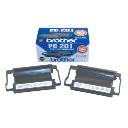 Picture of Brother PC-201, Black Print Cartridges, Pack Of 2