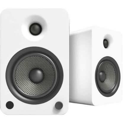 Picture of Kanto YU6MW 2.0 Bluetooth Speaker System - 100 W RMS - Matte White - Bookshelf - 50 Hz to 20 kHz - USB