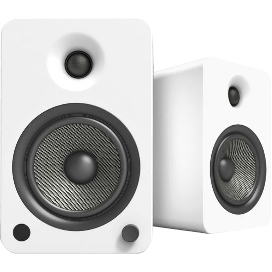 Picture of Kanto YU6MW 2.0 Bluetooth Speaker System - 100 W RMS - Matte White - Bookshelf - 50 Hz to 20 kHz - USB