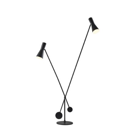 Picture of Adesso ADS360 Bond 2-Light Floor Lamp, 72-1/2inH, Black