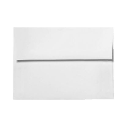 Picture of LUX Invitation Envelopes, A10, Peel & Press Closure, White, Pack Of 50