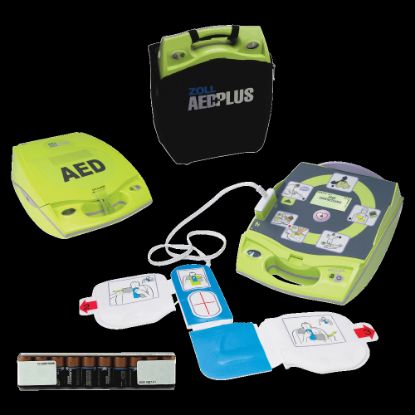 Picture of ZOLL AED Plus Defibrillator, Lime Green