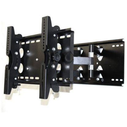 Picture of Bytecc BT-2337TSX - Mounting kit (wall mount, 2 articulating arms) - for LCD display - steel - black - screen size: 23in-37in - wall-mountable