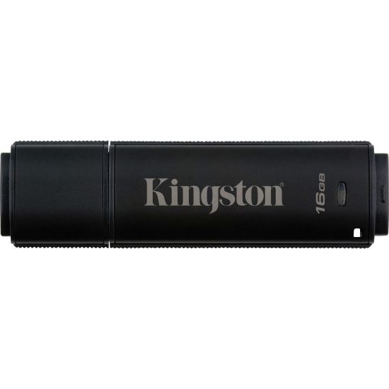 Picture of Kingston 16GB USB 3.0 DT4000 G2 256 AES FIPS 140-2 Level 3 - 16 GB - USB 3.0 - 256-bit AES