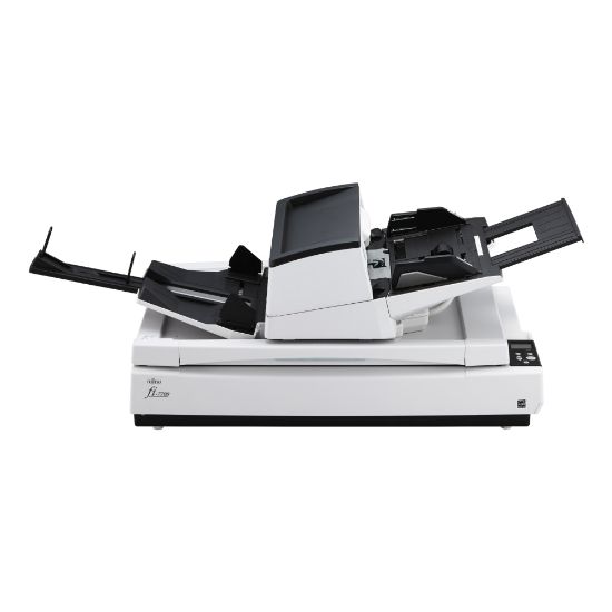 Picture of Ricoh fi 7700 - Document scanner - Triple CCD - Duplex - ARCH B - 600 dpi x 600 dpi - up to 100 ppm (mono) / up to 100 ppm (color) - ADF (300 sheets) - up to 30000 scans per day - USB 3.1 Gen 1