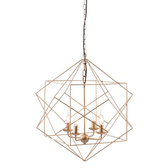 Picture of Zuo Modern Penta Ceiling Lamp, 24-4/5inW, Gold