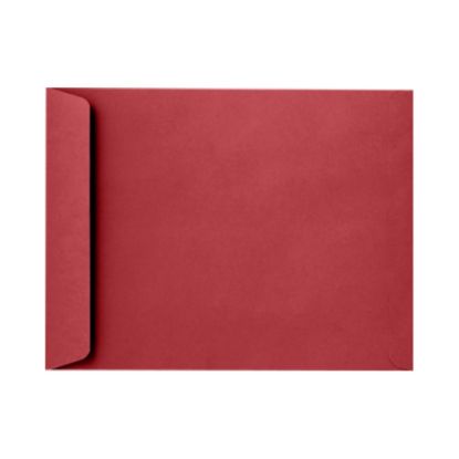 Picture of LUX Open-End 10in x 13in Envelopes, Peel & Press Closure, Ruby Red, Pack Of 50