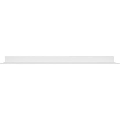 Picture of Hangman 48-Inch No-Stud Floating Shelf (White Powder Coat) - 2.5in Height x 47.9in Width x 4.6in Depth x 4.6in Length - Durable, Rust Proof, Damage Resistant, Sturdy, Easy to Clean - White - Aluminum