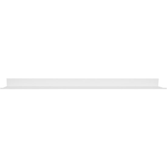 Picture of Hangman 48-Inch No-Stud Floating Shelf (White Powder Coat) - 2.5in Height x 47.9in Width x 4.6in Depth x 4.6in Length - Durable, Rust Proof, Damage Resistant, Sturdy, Easy to Clean - White - Aluminum