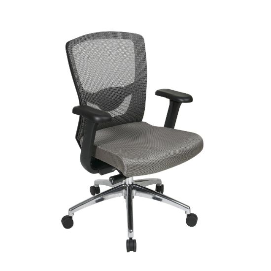 Picture of Office Star Pro-Line II Ergonomic ProGrid Mesh-Back Chair, Gray