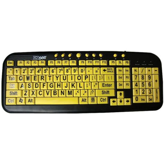 Picture of Ergoguys Ezsee CD-1038 Low-vision Keyboard