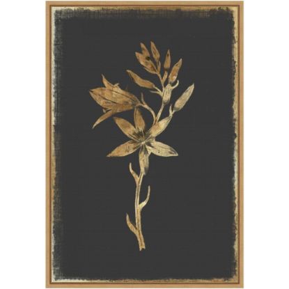 Picture of Amanti Art Carmass and Wild Hyacinth Flowers by PI Collection Framed Canvas Wall Art Print, 23inH x 16inW, Maple